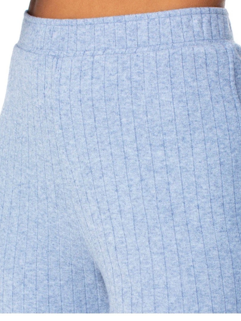 Roxy Light Blue Ribbed Two-Piece Lounge Set - Picture 4 of 11